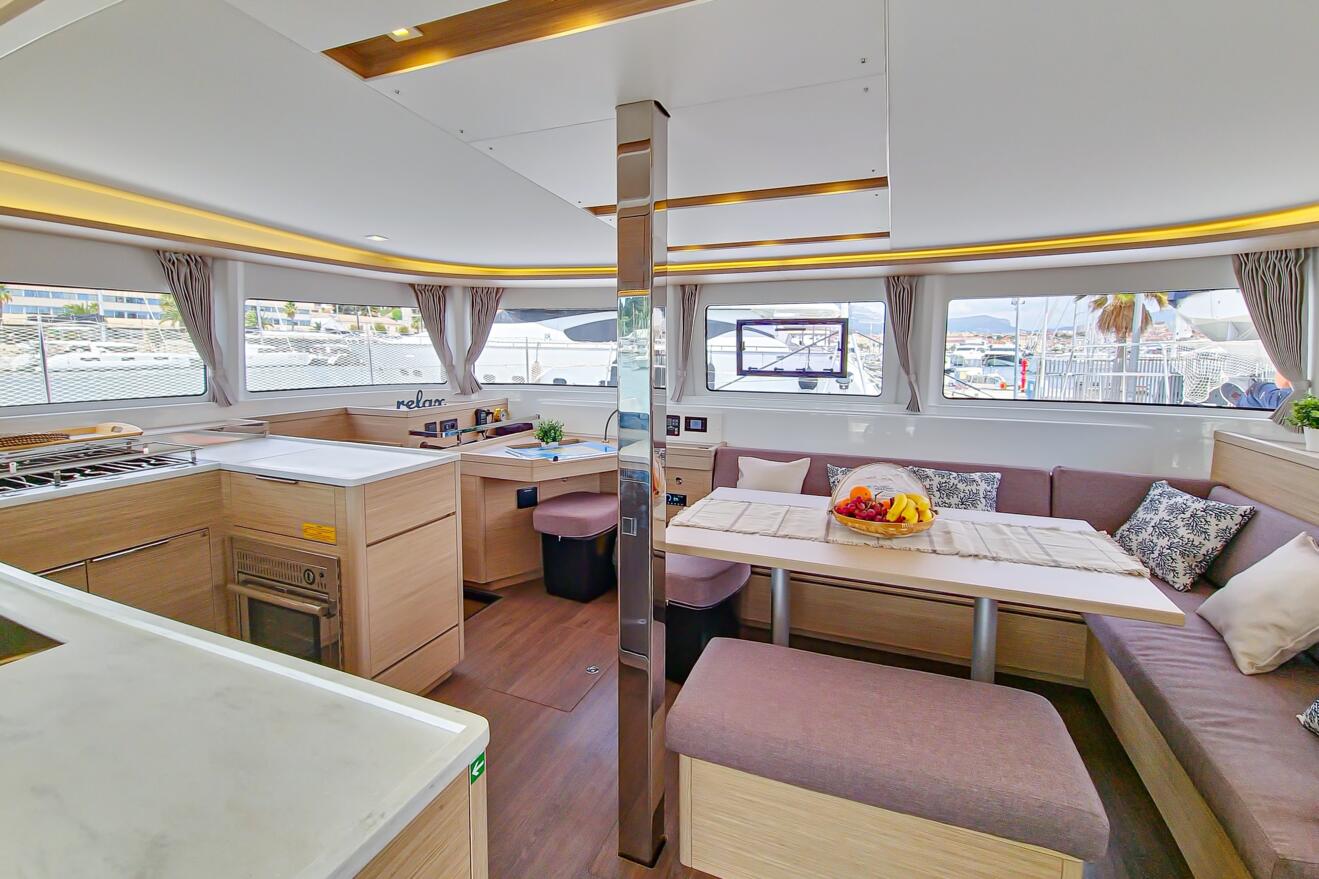 Lagoon 46 cockpit