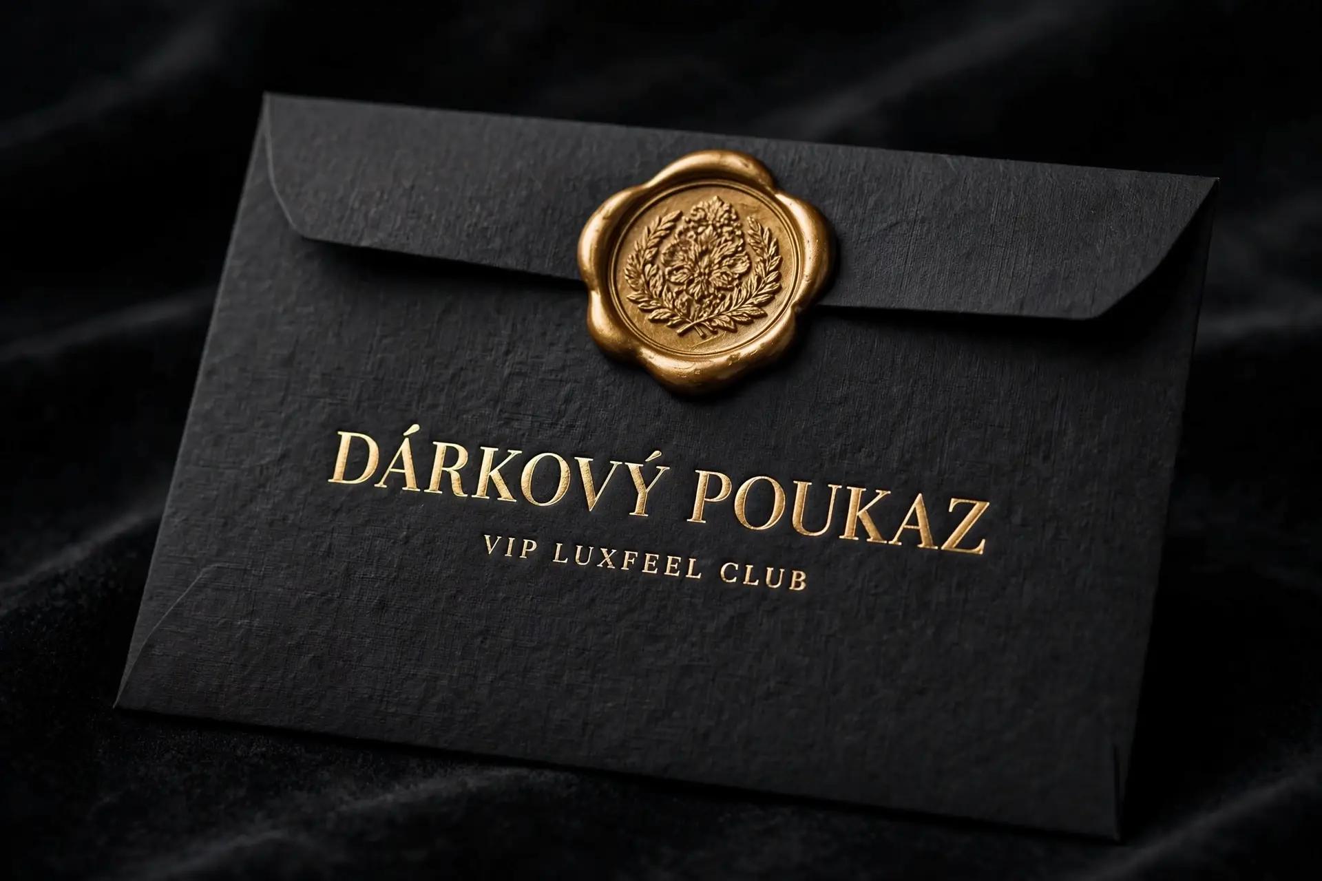 Dárkový poukaz VIP LUXFEEL CLUB - luxusní firemní dárek který ohromí s pečetí