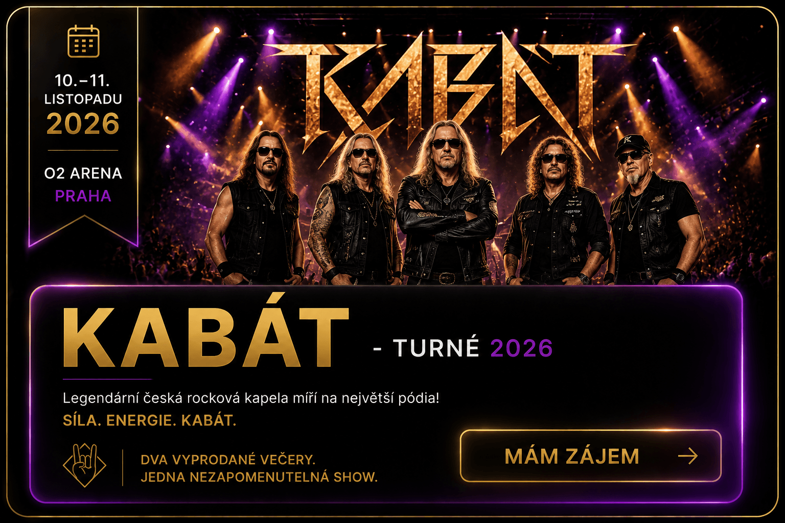 Kabát – turné 2026
