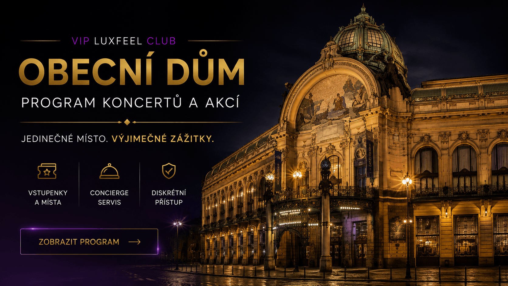 Program Obecní dům Praha