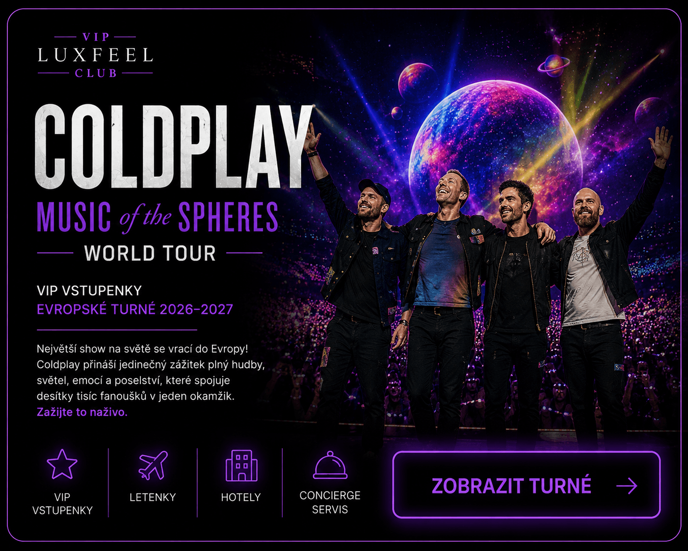 Coldplay – evropské turné