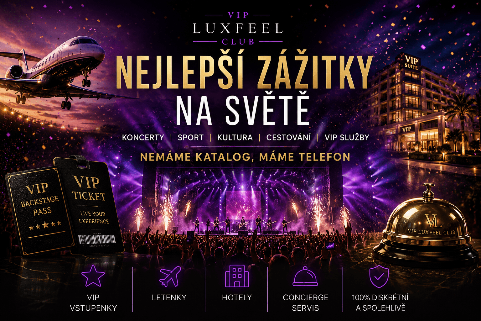Světoví interpreti – VIP koncertní zážitky