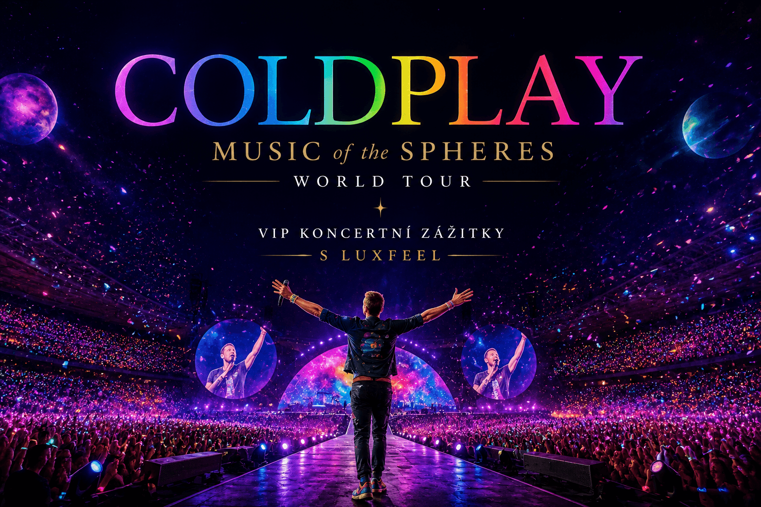 Coldplay – VIP koncertní zážitky a aktuální turné