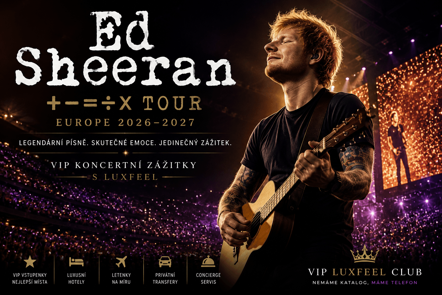 Ed Sheeran – Loop Tour a aktuální koncerty