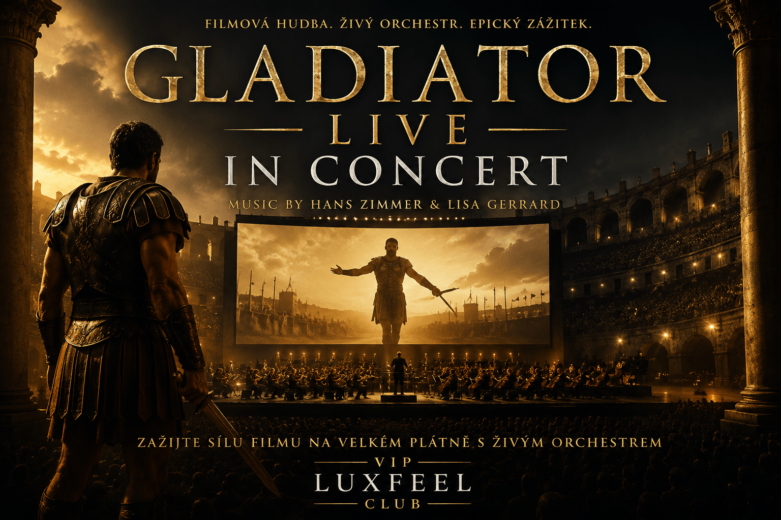 Gladiator Live in Concert – filmová hudba s živým orchestrem