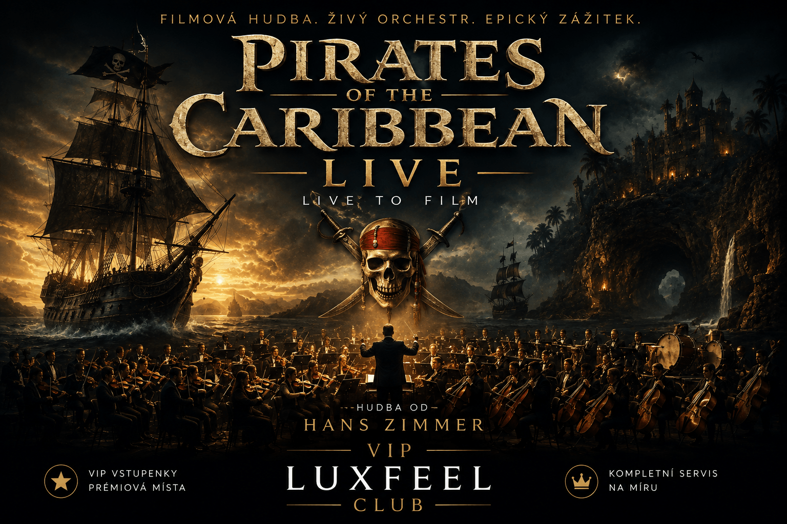 Pirates of the Caribbean Live in Concert – VIP vstupenky