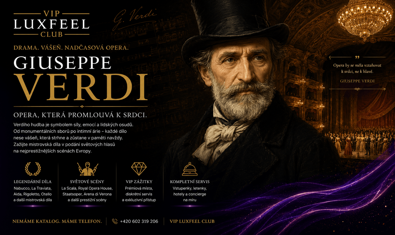 Giuseppe Verdi – VIP opera a klasická hudba