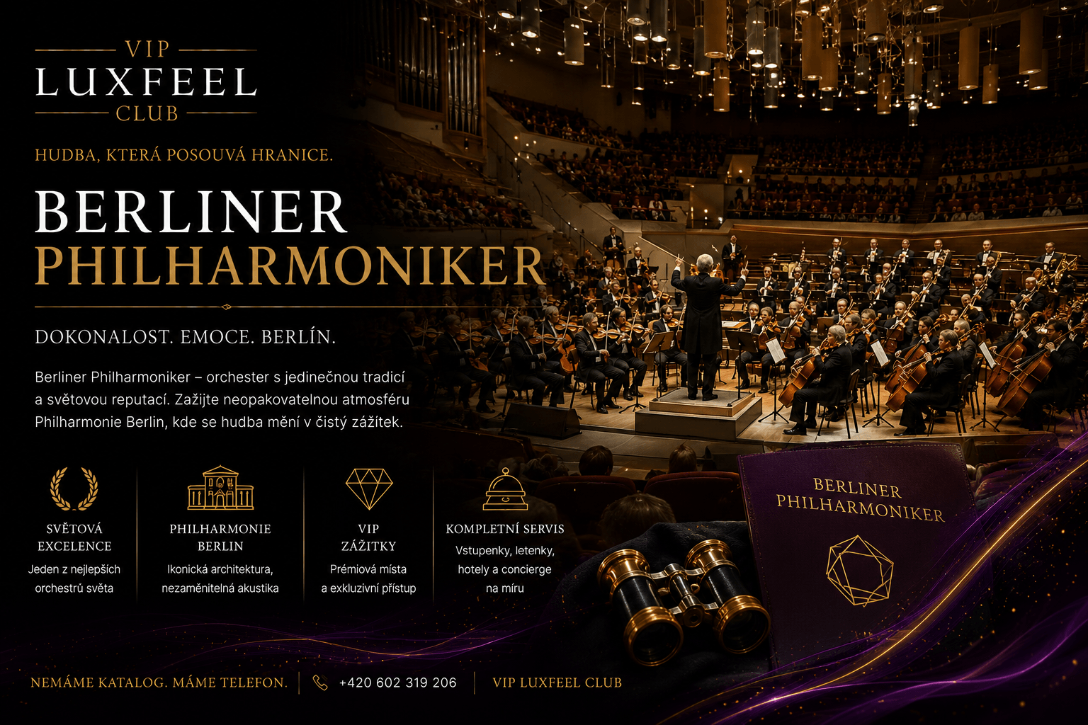 Berliner Philharmoniker – VIP vstupenky a koncertní zážitky v Berlíně