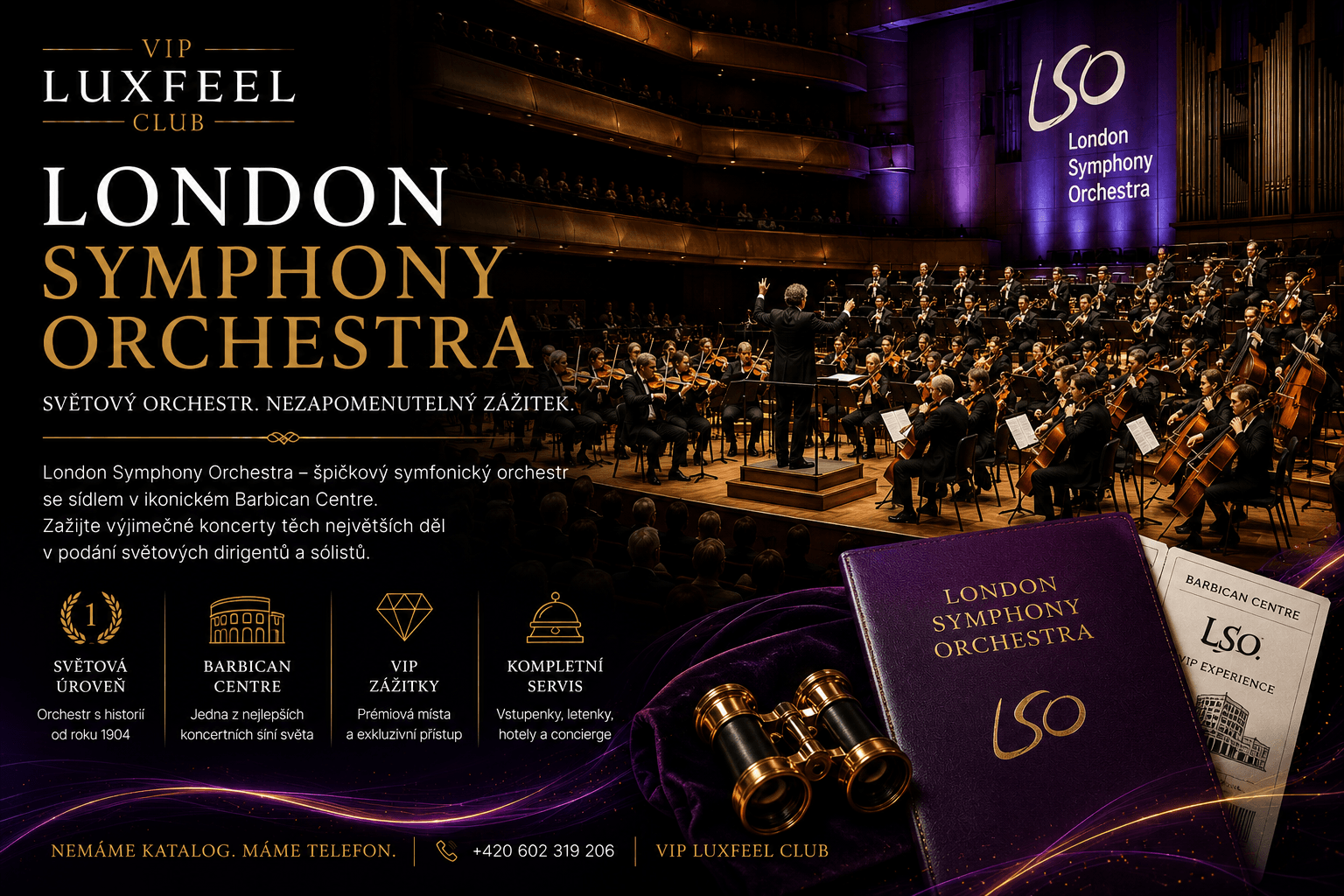 London Symphony Orchestra – VIP vstupenky a koncertní zážitky v Londýně