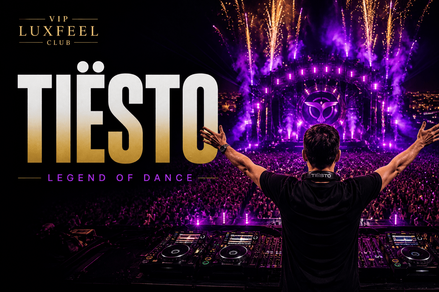 Tiësto – Legend of Dance, VIP koncerty, Ibiza a festivalové zážitky