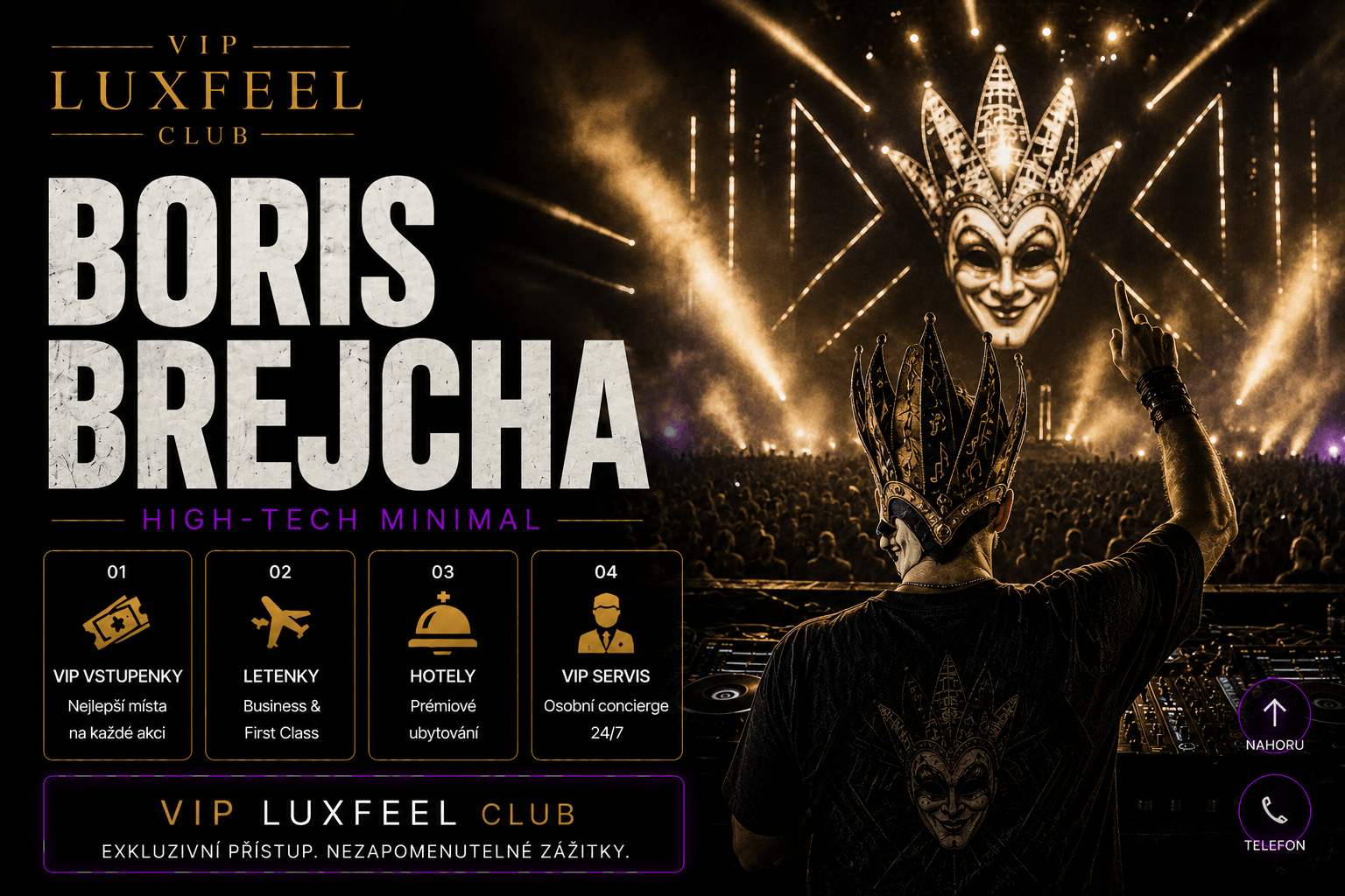 Boris Brejcha – VIP vstupenky, Reflections Tour 2026 a High-Tech Minimal
