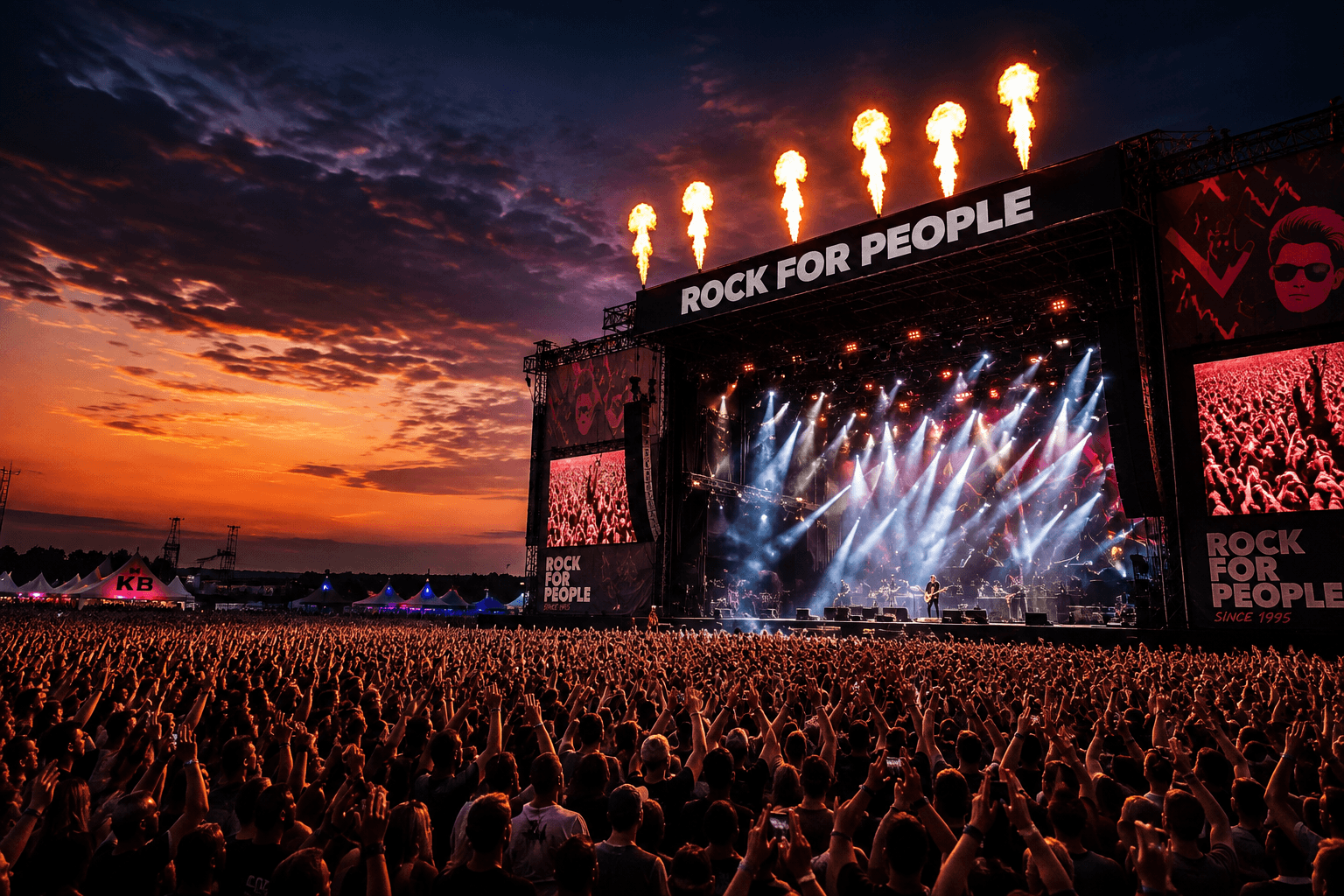 Rock for People – VIP vstupenky, hotel, doprava a festivalový servis VIP LUXFEEL CLUB