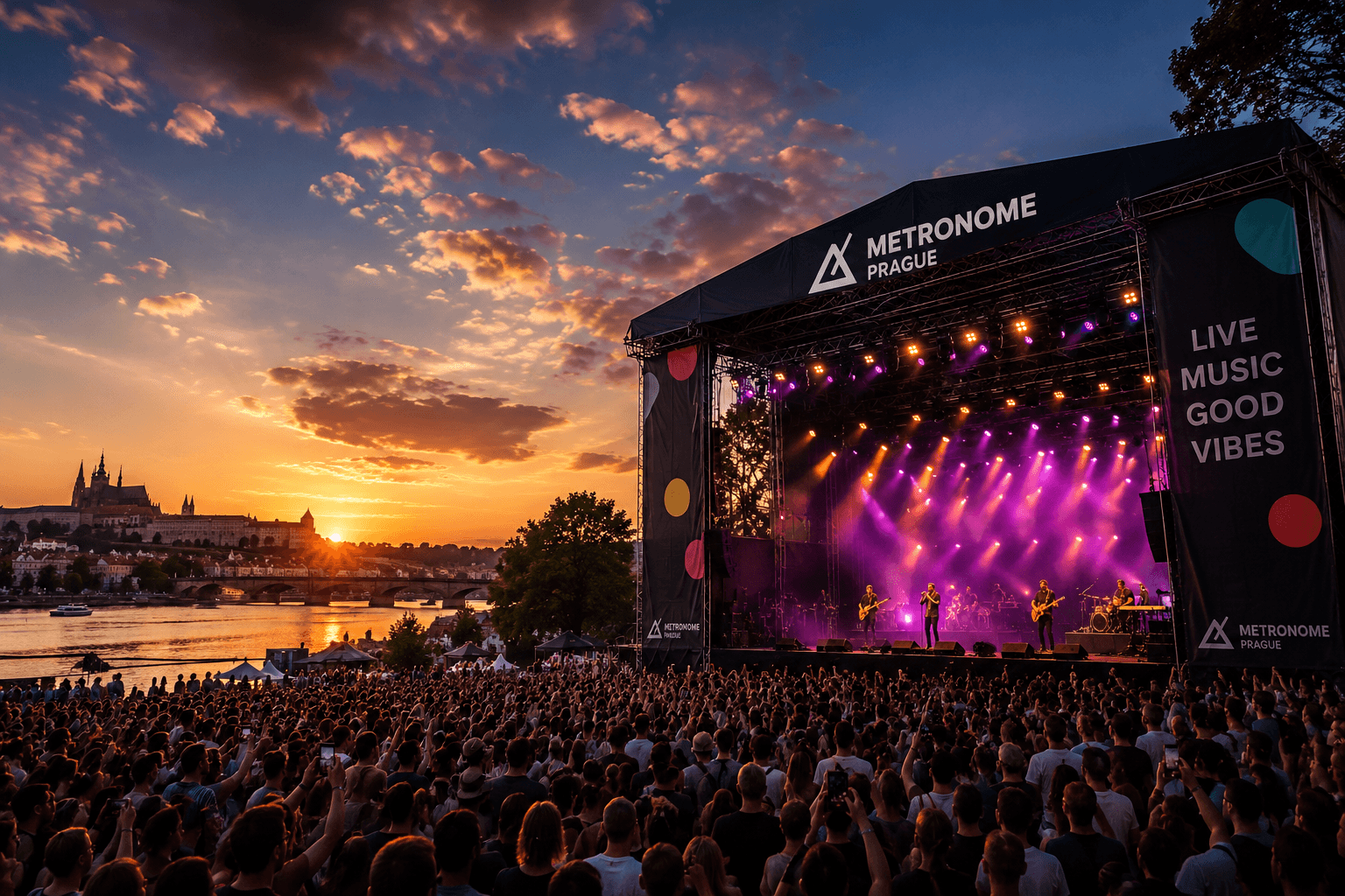 Metronome Prague – VIP vstupenky, hotel, doprava a festivalový servis VIP LUXFEEL CLUB
