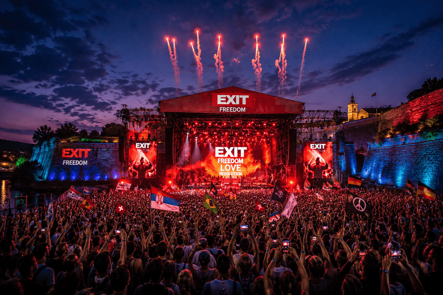 EXIT Festival – VIP vstupenky, hotel, letenky a festivalový servis VIP LUXFEEL CLUB