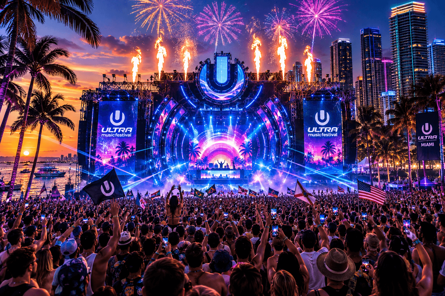Ultra Music Festival Miami – VIP vstupenky, hotel, letenky a festivalový servis VIP LUXFEEL CLUB
