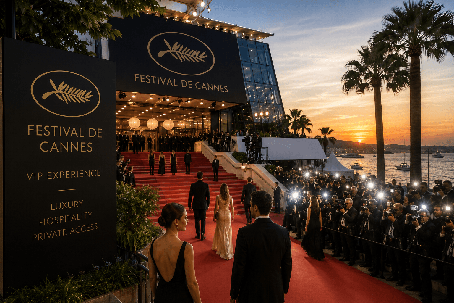 Cannes Film Festival – luxury hospitality, private access a concierge servis VIP LUXFEEL CLUB