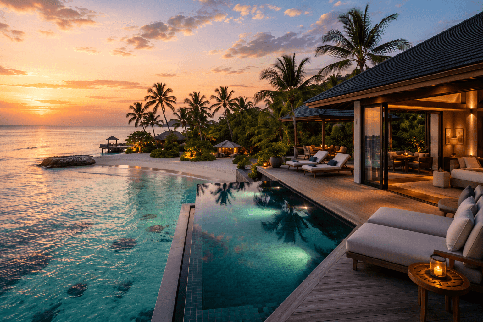 Luxury island holiday