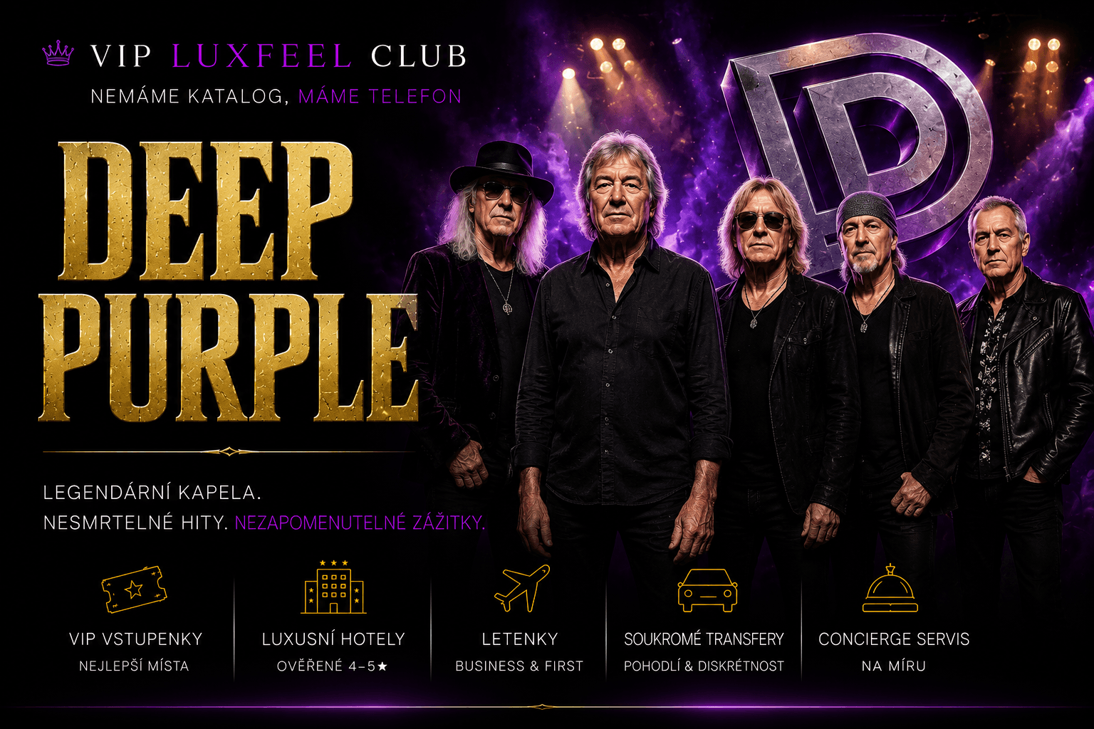 Deep Purple – Coming Home aktuální světové turné 2026