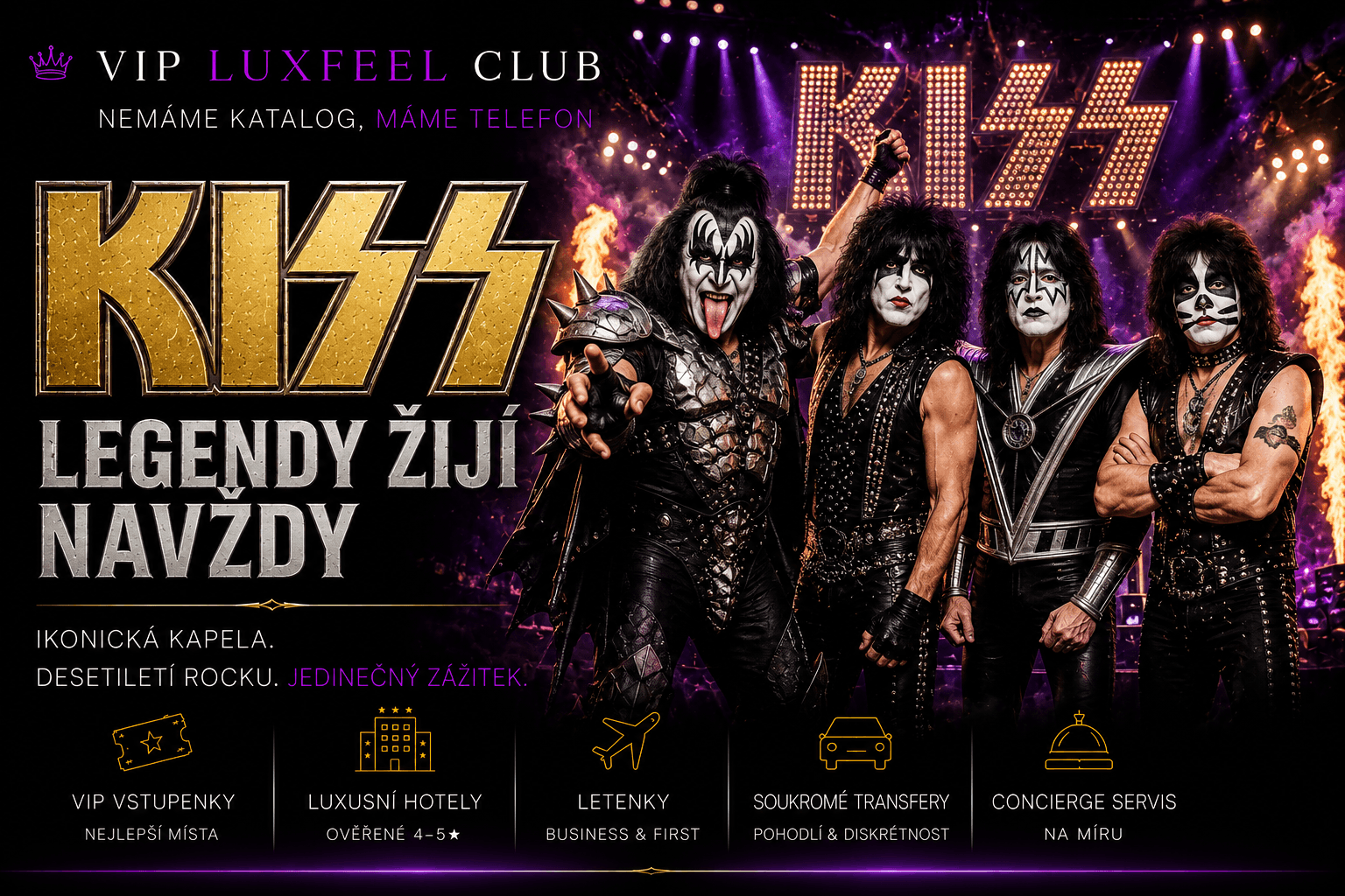 KISS – Coming Home aktuální světové turné 2026