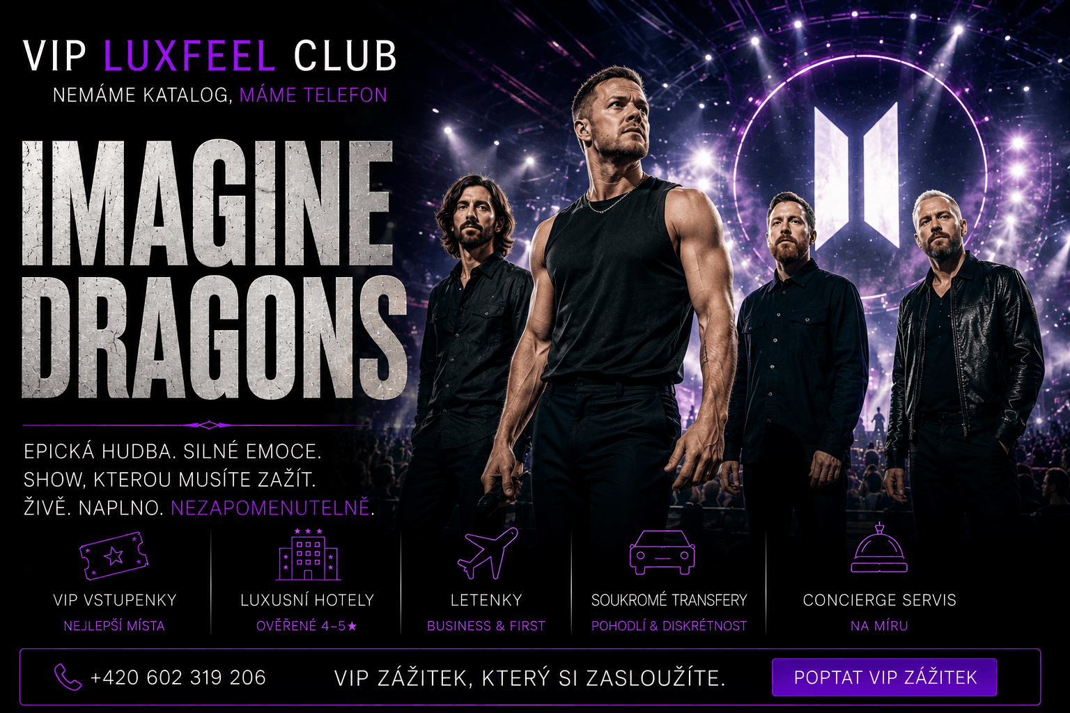 Imagine Dragons – Coming Home aktuální světové turné 2026