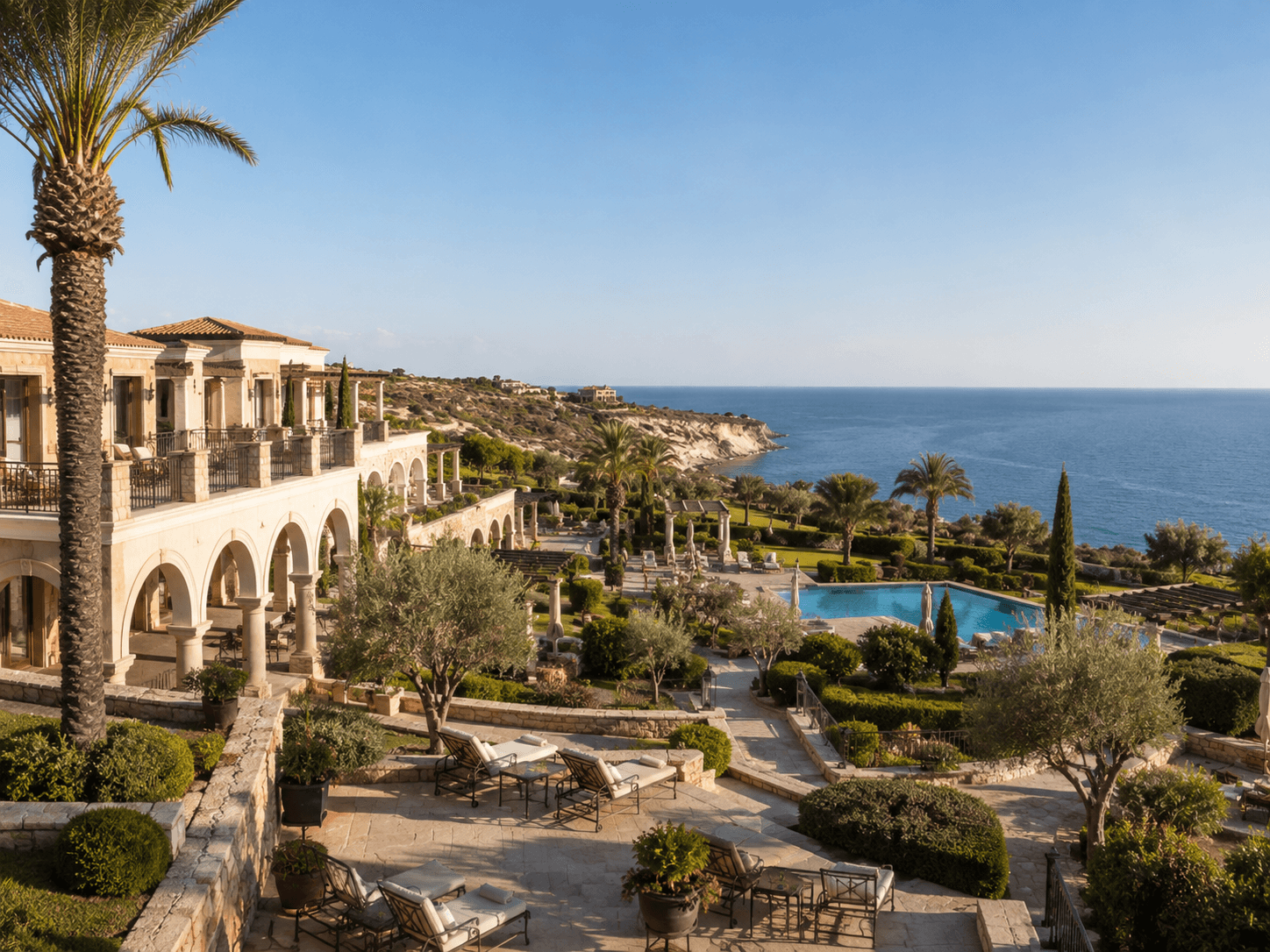 Aphrodite Hills Resort – Mediterranean resort view