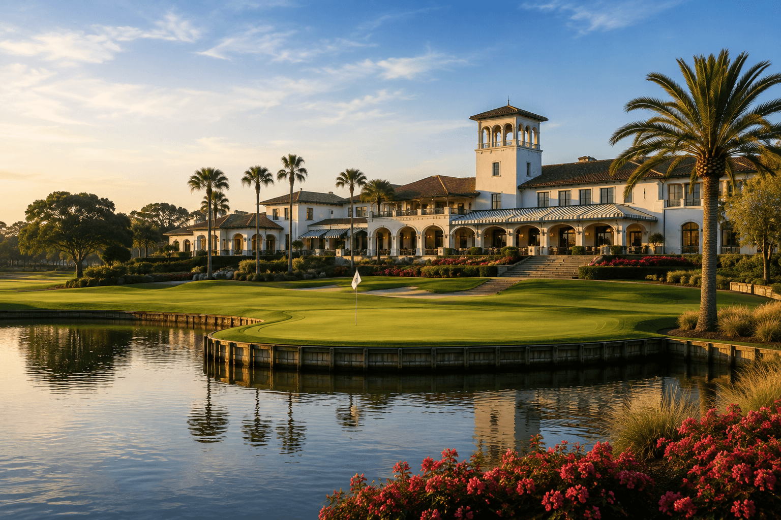 TPC Sawgrass – resort a clubhouse v Ponte Vedra Beach