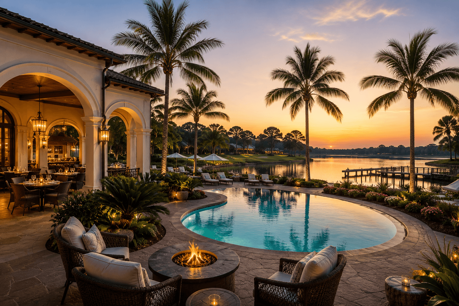 TPC Sawgrass – resort, gastronomie, spa a Florida lifestyle
