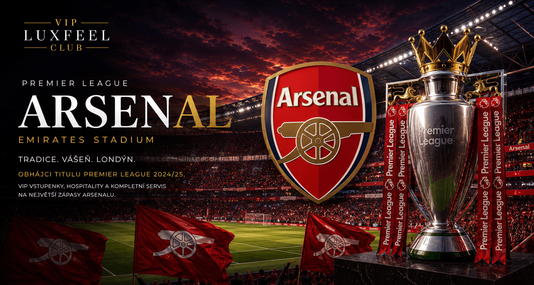 Arsenal VIP tickets and hospitality – VIP LUXFEEL CLUB