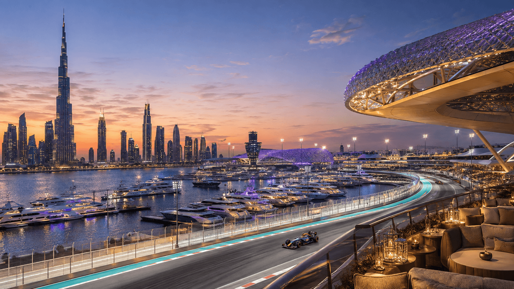 Dubai a Abu Dhabi – pobyt na Grand Prix Formule 1