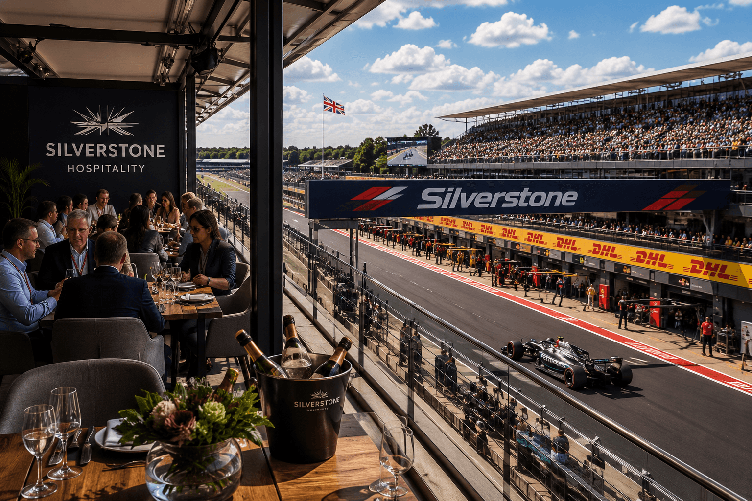Silverstone hospitality – British Grand Prix v roce 2027