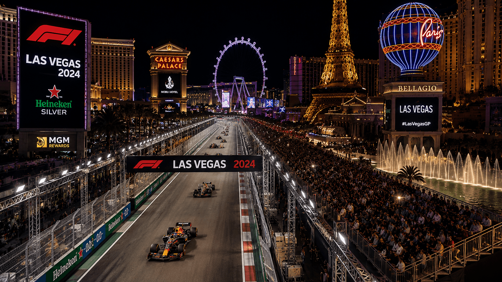 Las Vegas Strip Circuit v noci