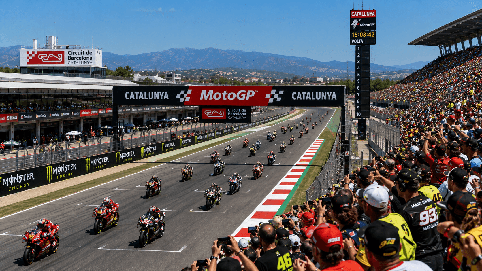 MotoGP Catalunya – fanoušci a závodní atmosféra