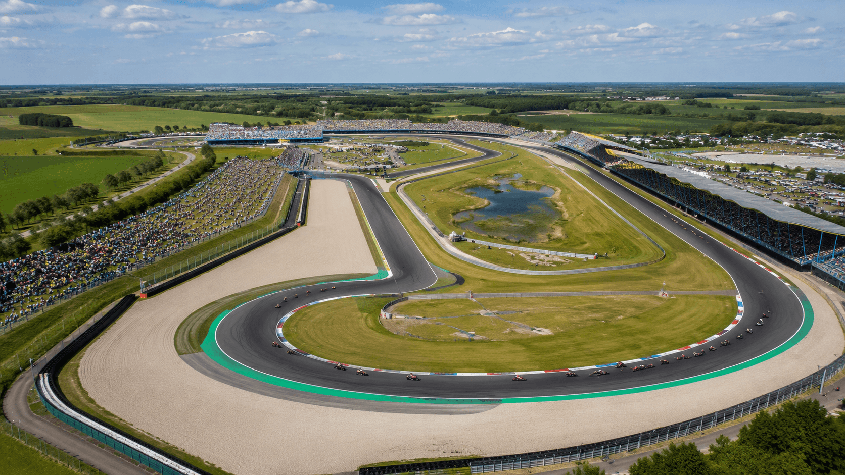 MotoGP Assen – panoramatický pohled na TT Circuit Assen