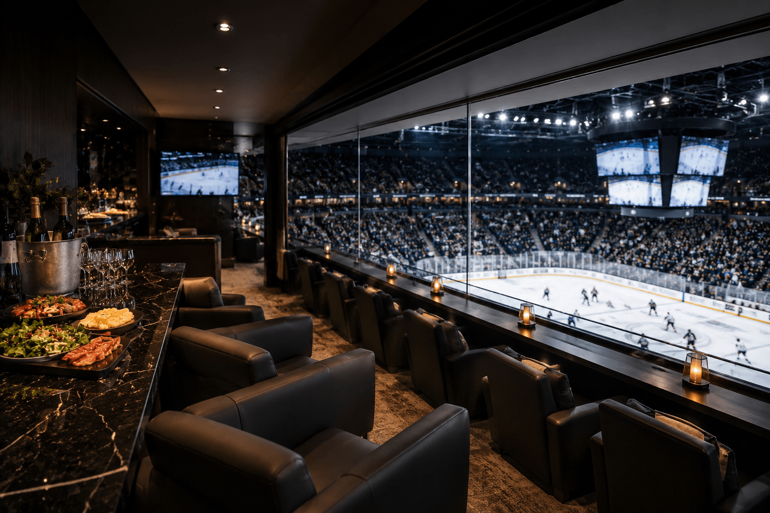 NHL hospitality a premium seating