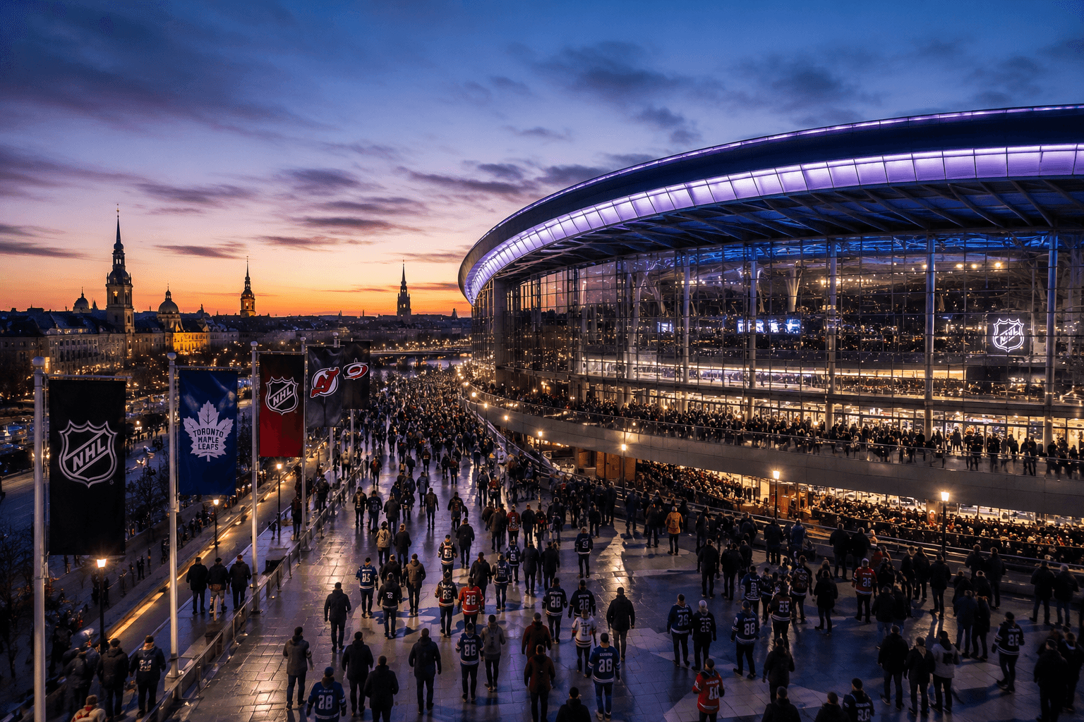 NHL v Evropě jako sportovní zážitek