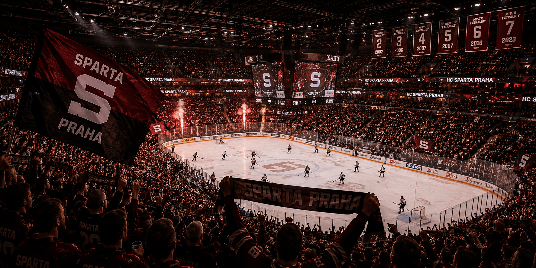 Atmosféra domácího zápasu HC Sparta Praha