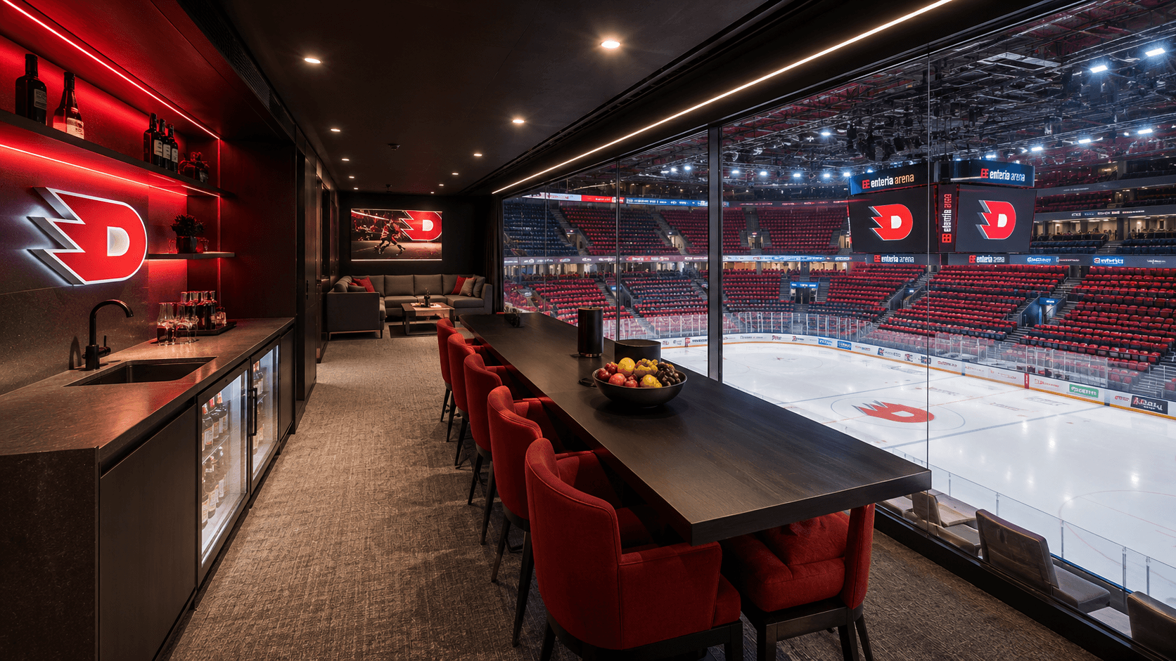 VIP místa v enteria areně Pardubice