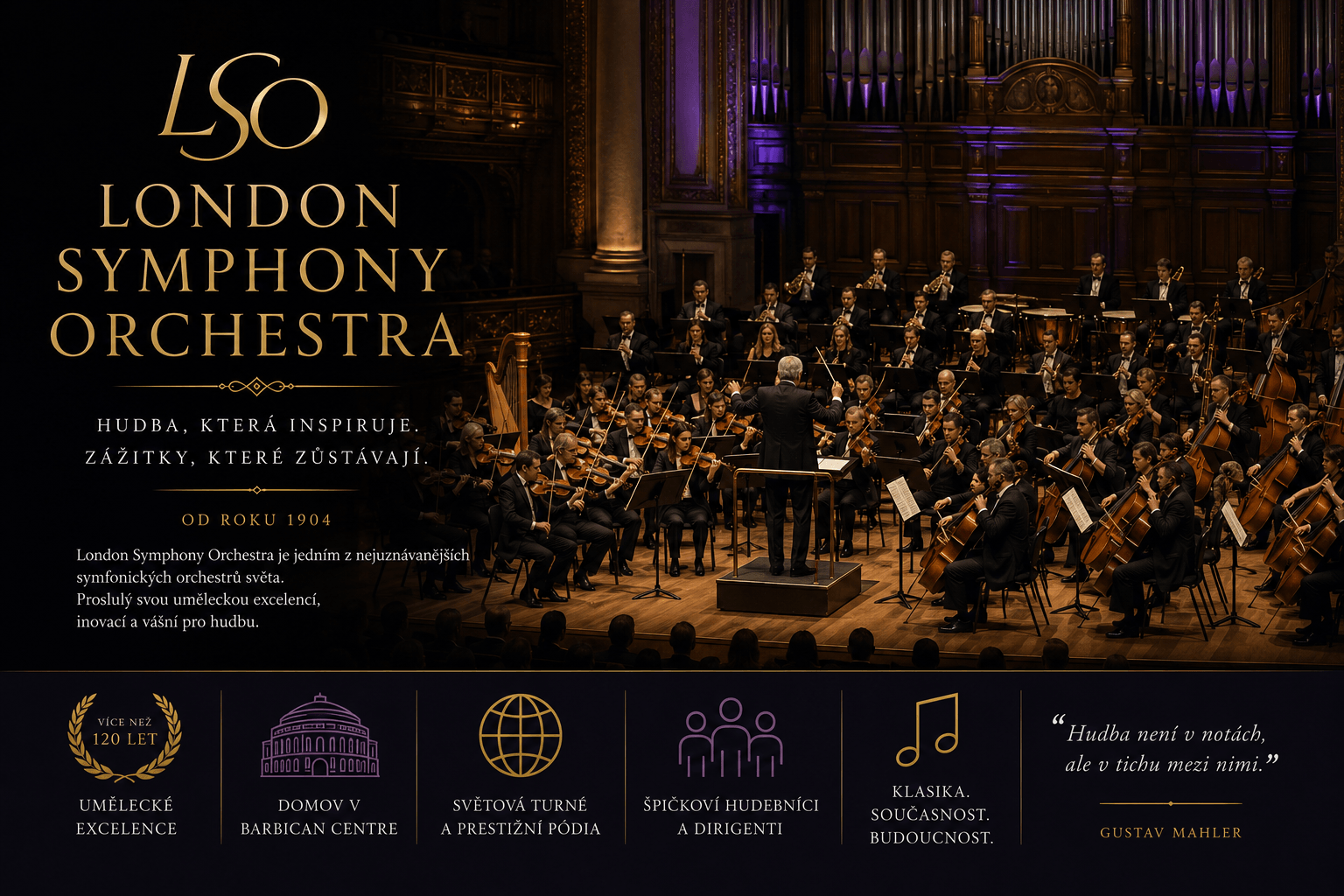 London Symphony Orchestra – VIP vstupenky