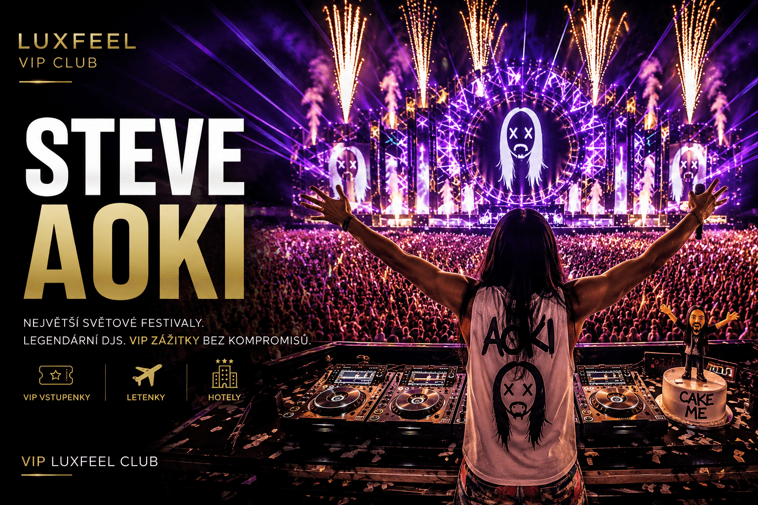 Steve Aoki – VIP vstupenky