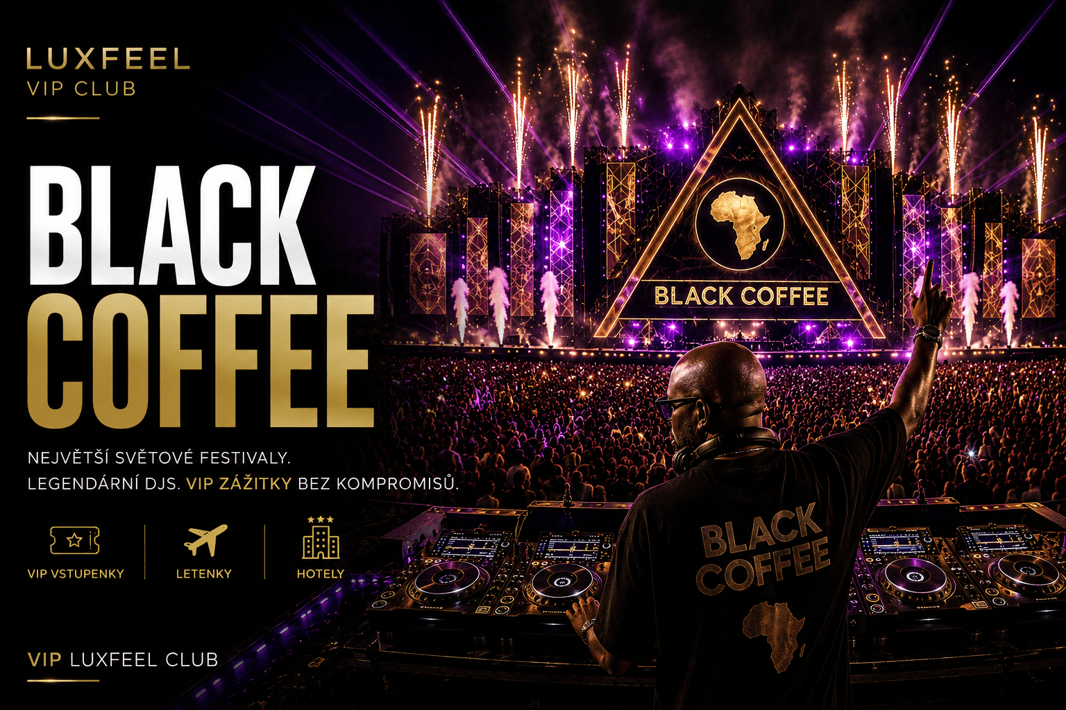 Black Coffee – VIP vstupenky