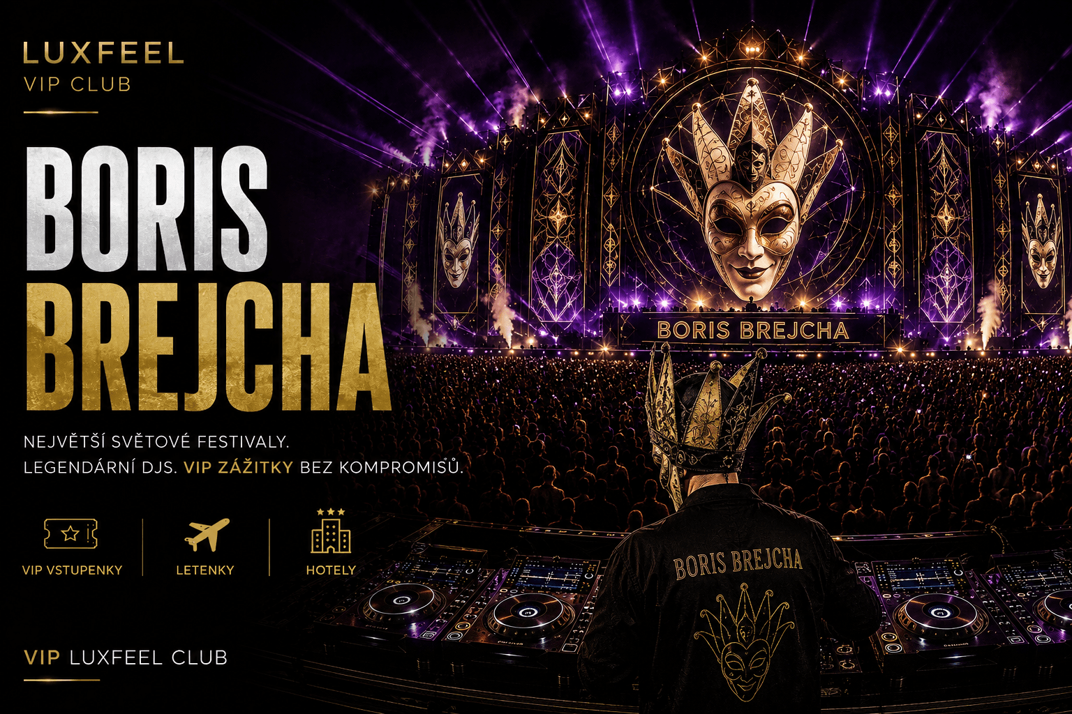 Boris Brejcha – VIP vstupenky