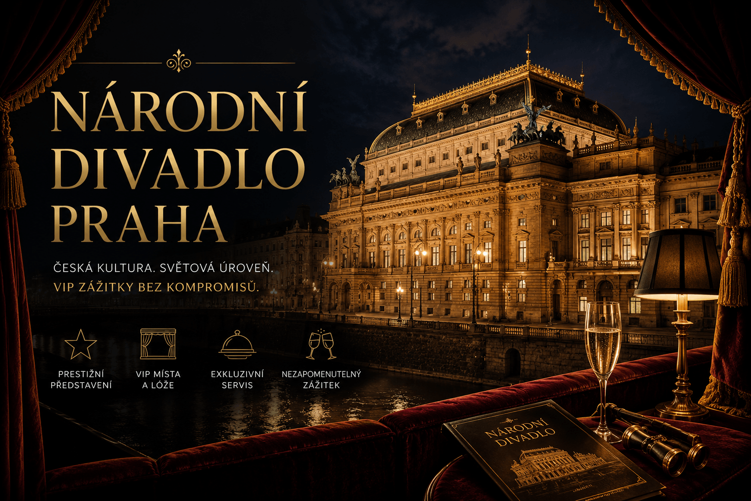 Národní divadlo Praha – VIP vstupenky