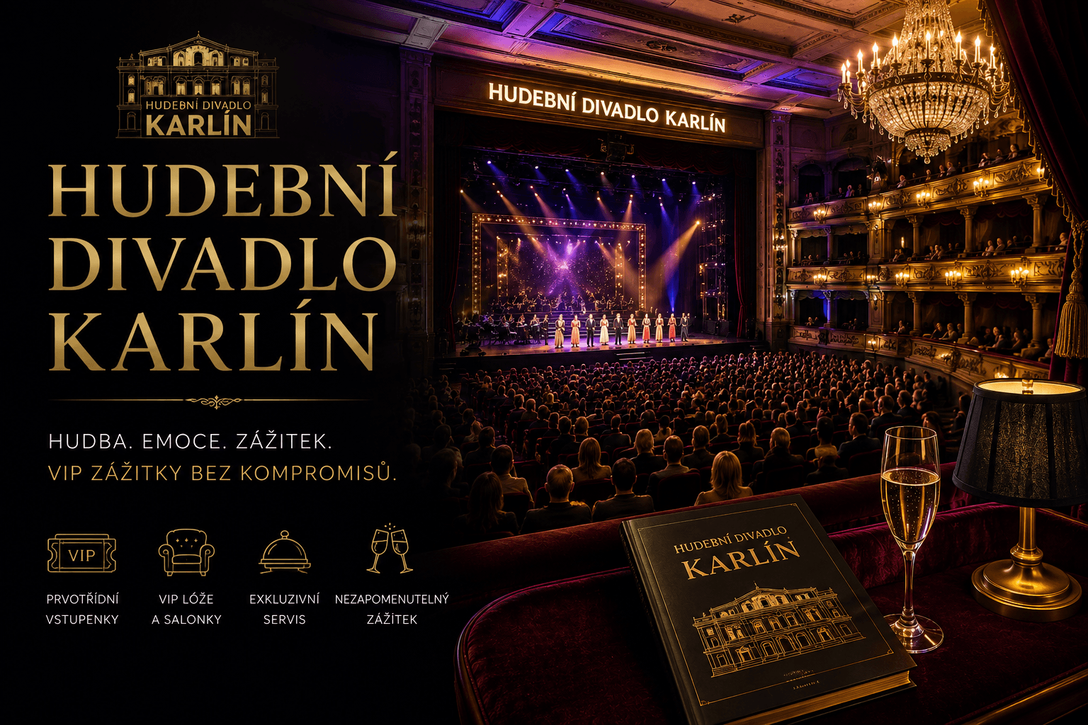 Hudební divadlo Karlín – VIP vstupenky
