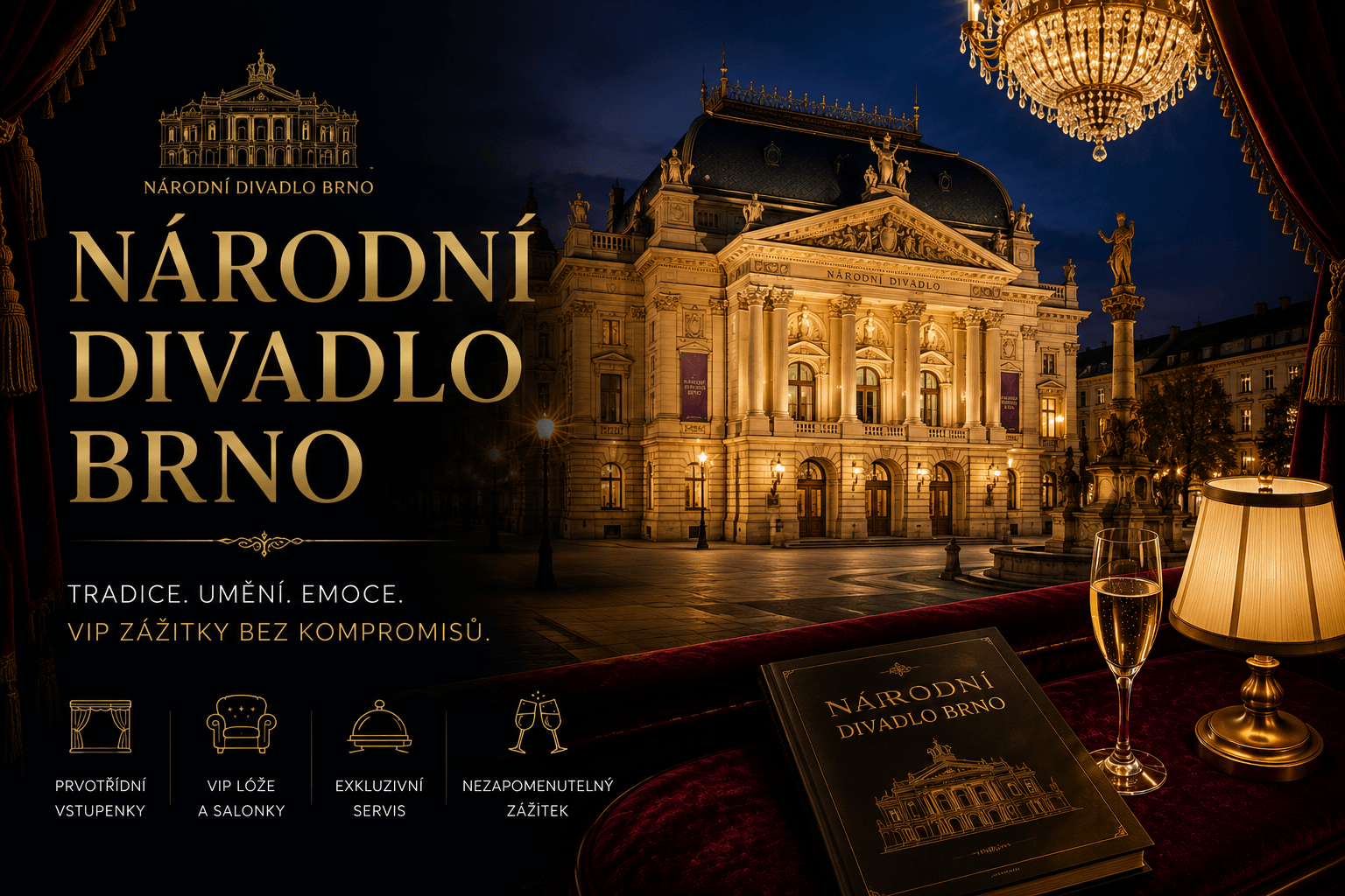 Národní divadlo Brno – VIP vstupenky