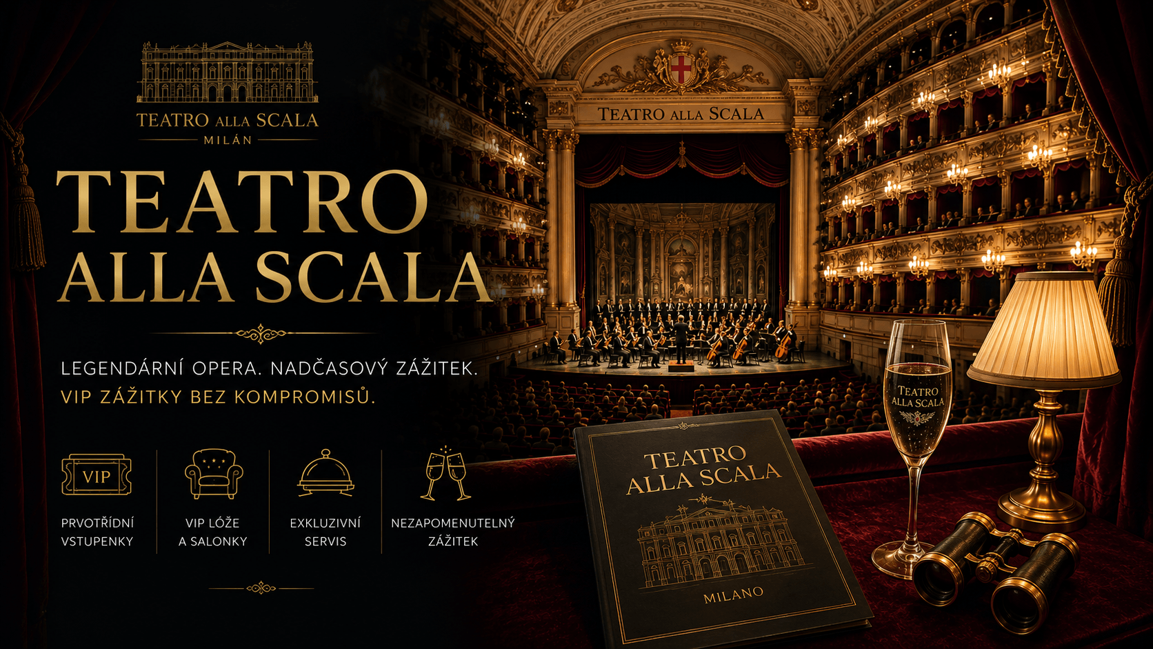 Teatro alla Scala Milán – VIP vstupenky