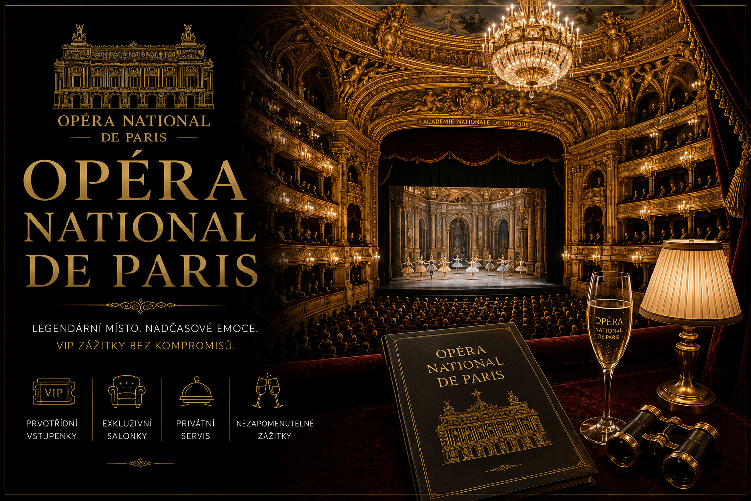 Opéra National de Paris – VIP vstupenky