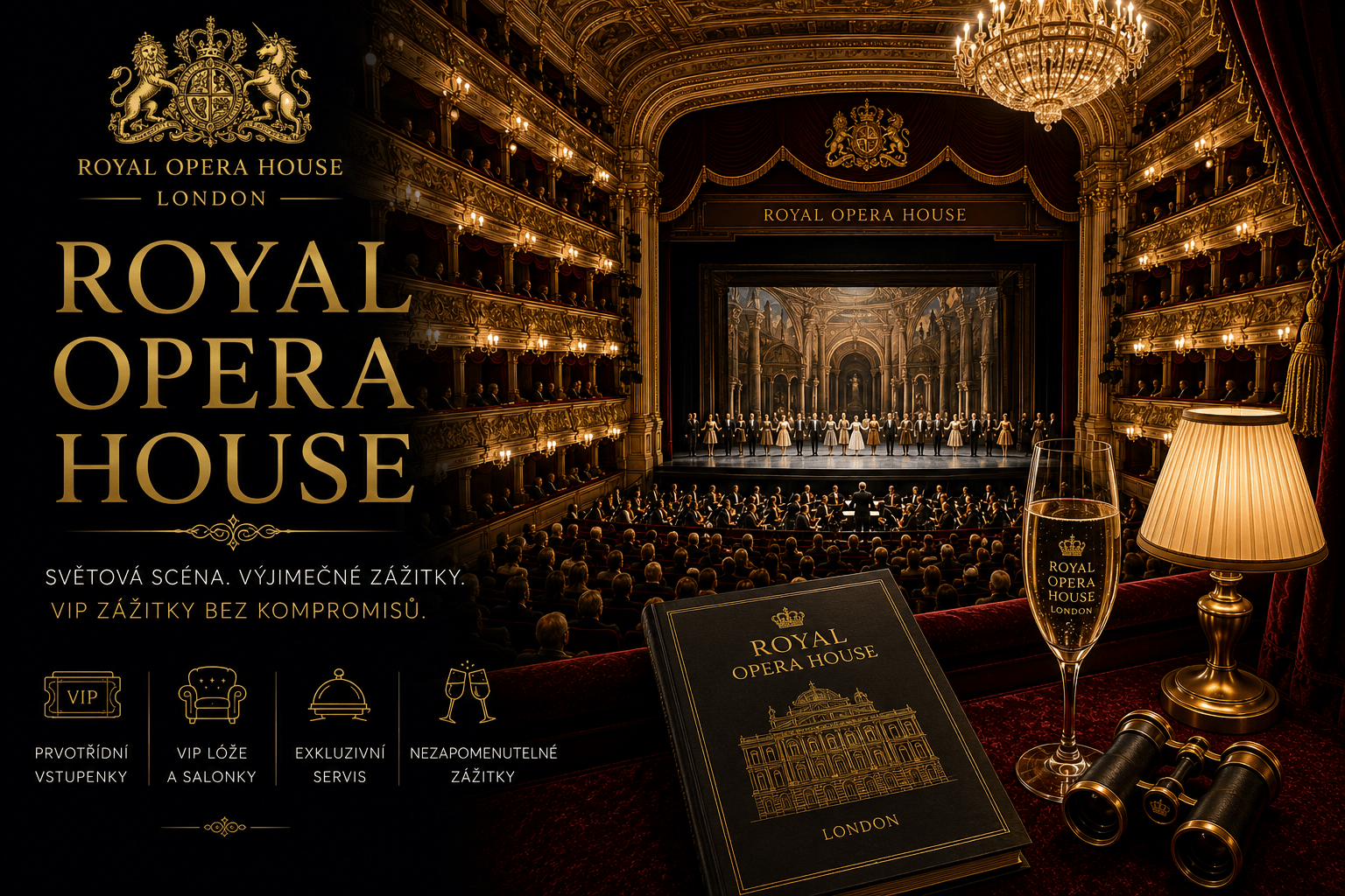 Royal Opera House Londýn – VIP vstupenky