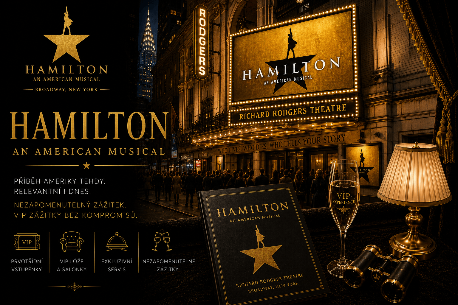 Hamilton New York – VIP vstupenky