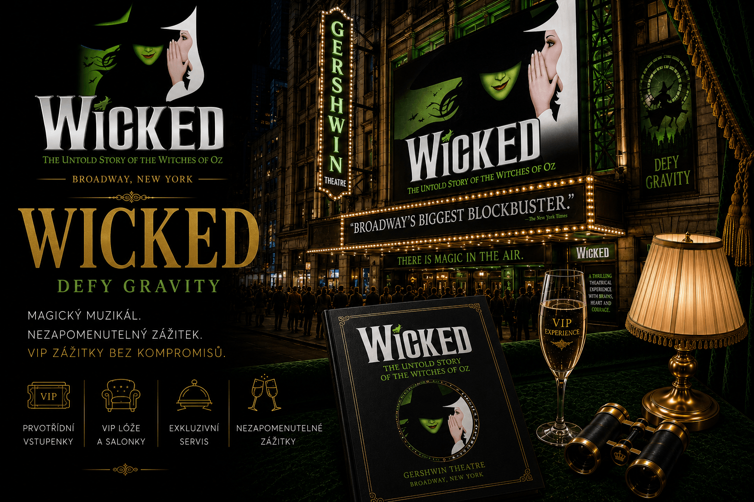Wicked New York – VIP vstupenky