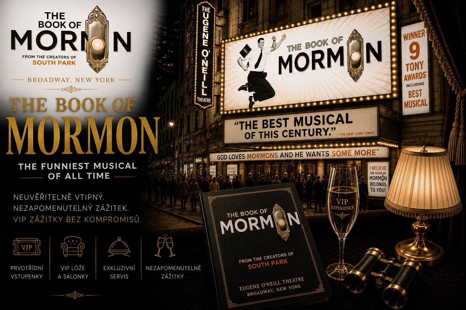 The Book of Mormon New York – VIP vstupenky